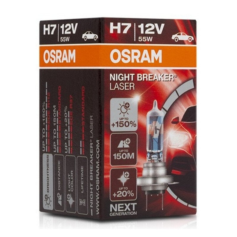 Automobilio lemputė Osram 64210NL H7 12V 55W kaina ir informacija | Automobilių lemputės | pigu.lt