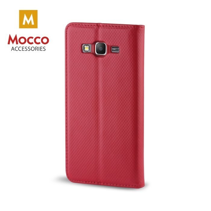 Mocco Smart Magnet Book Case For Xiaomi Pocophone F1 Red kaina ir informacija | Telefono dėklai | pigu.lt