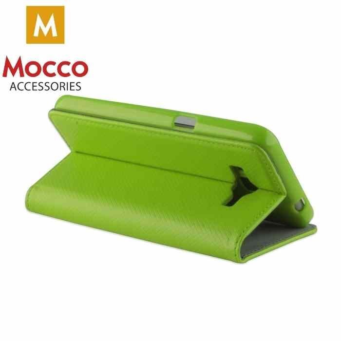 Mocco Smart Magnet Book Case For Huawei Mate 20 Green цена и информация | Telefono dėklai | pigu.lt