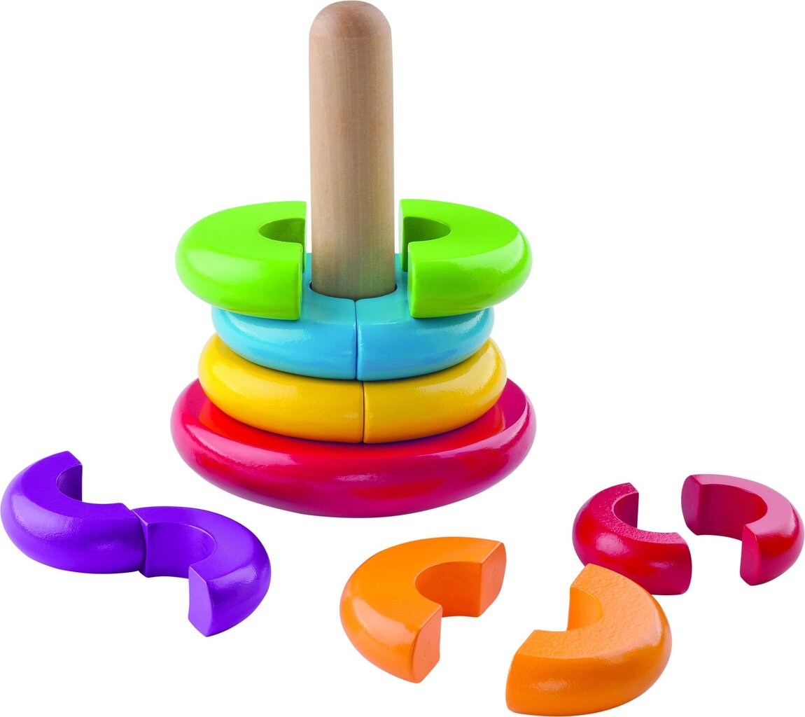 Magnetinė sustatoma piramidė, Woody kaina ir informacija | Žaislai kūdikiams | pigu.lt