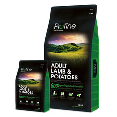 Profine Dog с бараниной и картофелем Adult Lamb & Potatoes, 3 кг цена и информация |  Сухой корм для собак | pigu.lt