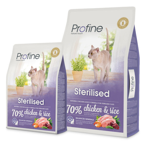 Profine Cat sterilizuotoms katėms Sterilised, 2 kg kaina ir informacija | Sausas maistas katėms | pigu.lt