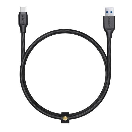 Aukey CB-AC1, USB-C/USB-A, 1 m kaina ir informacija | Kabeliai ir laidai | pigu.lt