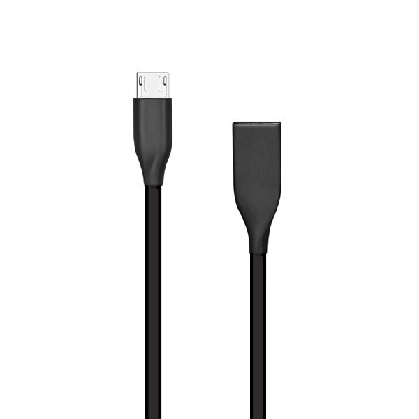 Extra Digital USB-Micro USB, 2m (juodas) kaina ir informacija | Laidai telefonams | pigu.lt