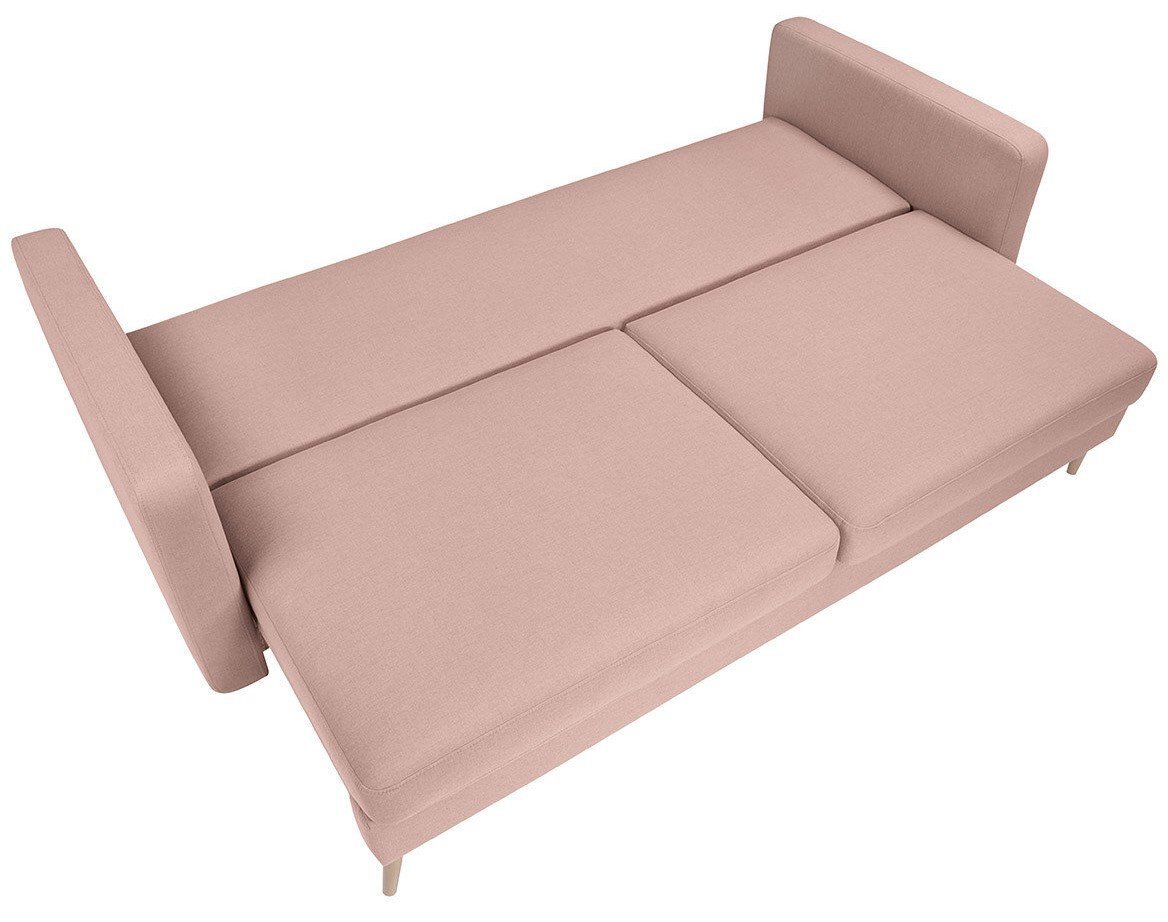 Sofa Cornet III Lux, rožinė цена и информация | Sofos | pigu.lt