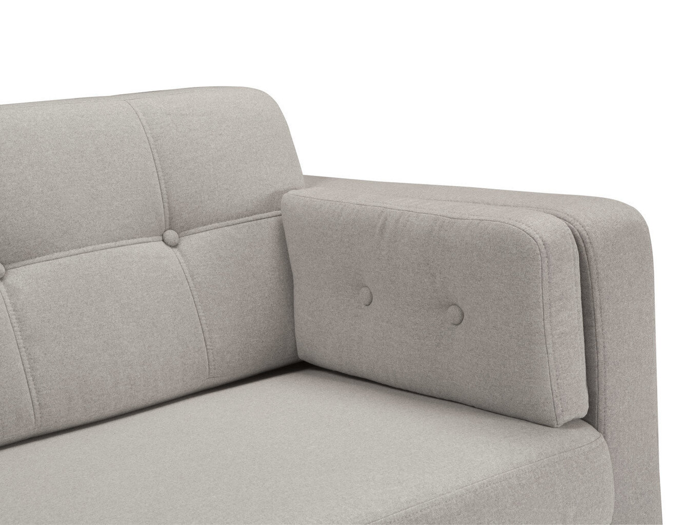 Sofa Cornet 3S, pilka kaina ir informacija | Sofos | pigu.lt