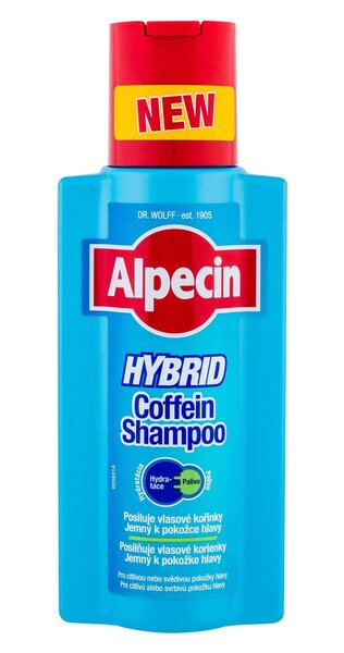 Гибридный шампунь с кофеином против выпадения волос Alpecin Hybrid Coffein  для мужчин 250 мл цена | pigu.lt