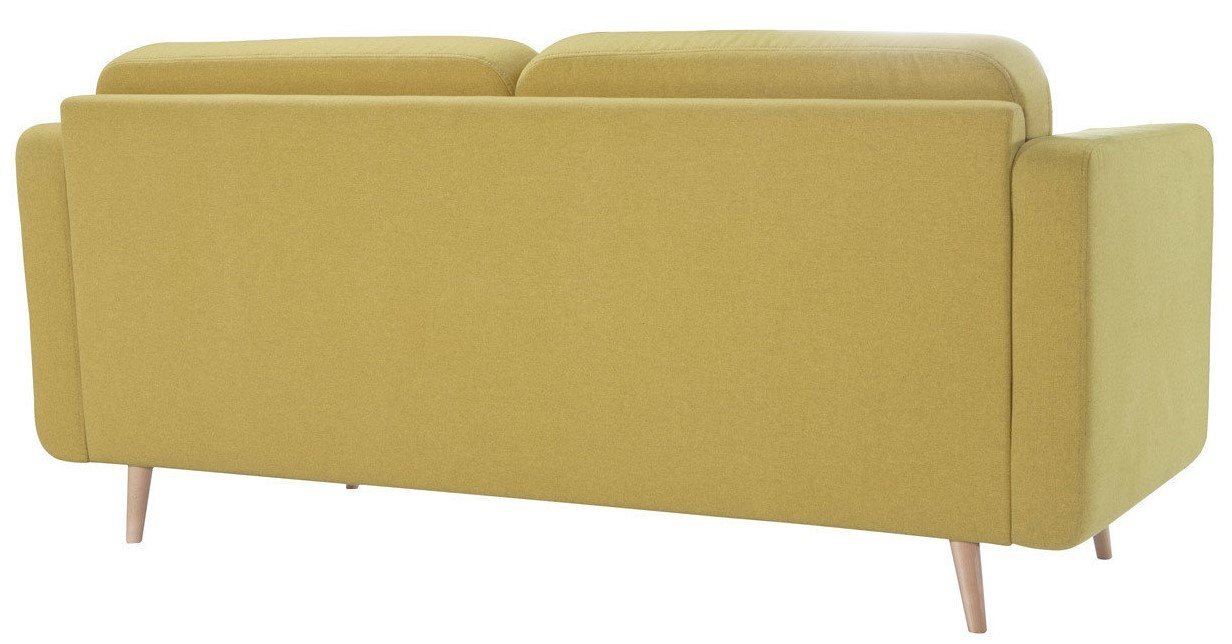 Sofa Cornet 3S, geltona kaina ir informacija | Sofos | pigu.lt