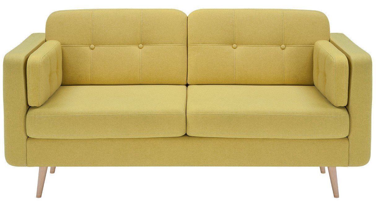 Sofa Cornet 3S, geltona kaina ir informacija | Sofos | pigu.lt