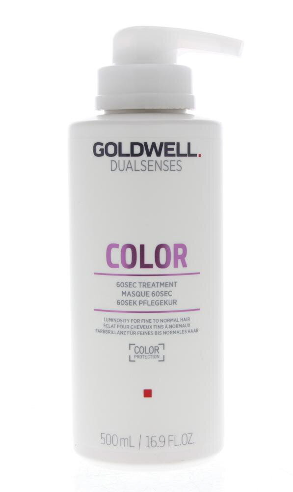 Priemonė dažytiems plaukams Goldwell Dualsenses Color Brilliance 60 sec 500 ml цена и информация | Balzamai, kondicionieriai | pigu.lt