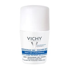 Шариковый дезодорант Vichy 24H Dry Touch для женщин, 50мл цена и информация | Дезодоранты | pigu.lt