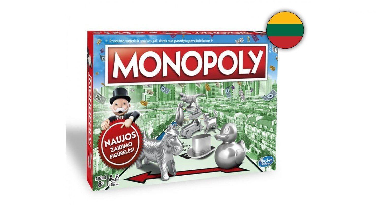 Игра „Monopoly Classic“ (на литовском языке) цена | pigu.lt