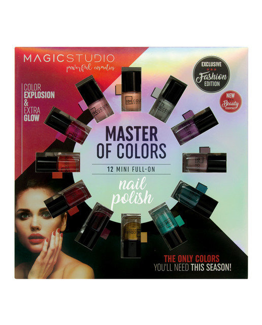 Nagų lakų rinkinys IDC Color Magic Studio Circle Nail Polishes 12 vnt. цена и информация | Nagų lakai, stiprintojai | pigu.lt