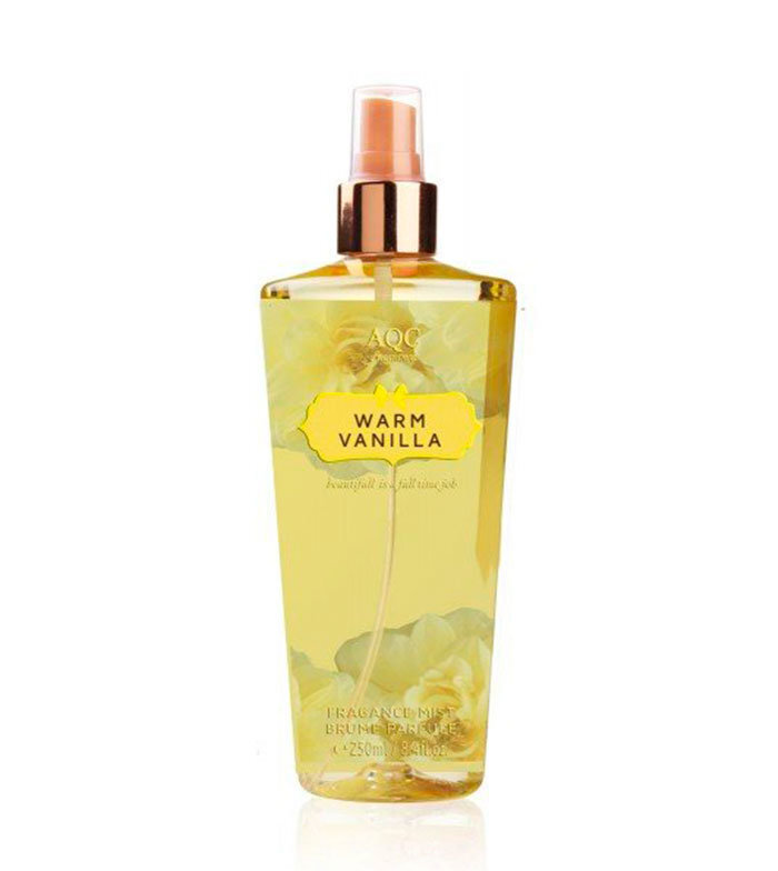 Kūno dulksna AQC Fragrances Warm Vanilla 250 ml цена и информация | Parfumuota kosmetika moterims | pigu.lt