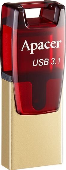 Apacer Rood AH180 64GB USB 3.1 kaina ir informacija | USB laikmenos | pigu.lt