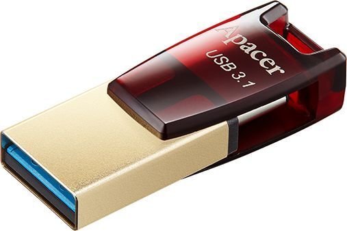 Apacer Rood AH180 64GB USB 3.1 kaina ir informacija | USB laikmenos | pigu.lt