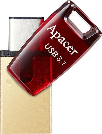 Apacer AH180 64GB Rood kaina ir informacija | USB laikmenos | pigu.lt