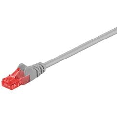 GB CAT6 NETWORK CABLE U/UTP GREY 0.25M цена и информация | Кабели и провода | pigu.lt