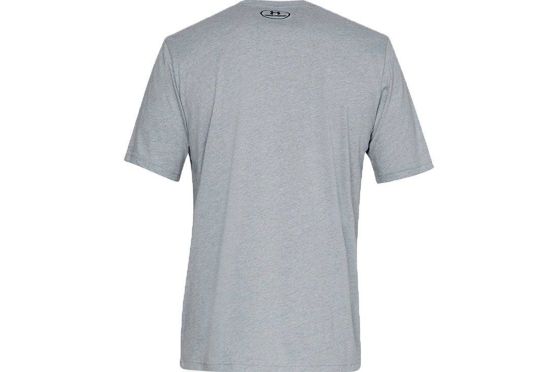 Sportiniai marškinėliai vyrams UA Sportstyle Left Chest SS M 1326799 - gray (45585), pilki цена и информация | Sportinė apranga vyrams | pigu.lt