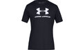 Sportiniai marškinėliai vyrams Under Armour sportstyle logo tee, juodi kaina ir informacija | Sportinė apranga vyrams | pigu.lt