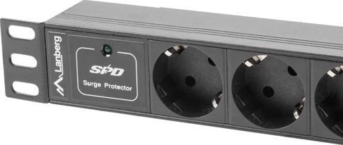 Laidas Lanberg PDU-03F-0200-BK цена и информация | Prailgintuvai | pigu.lt