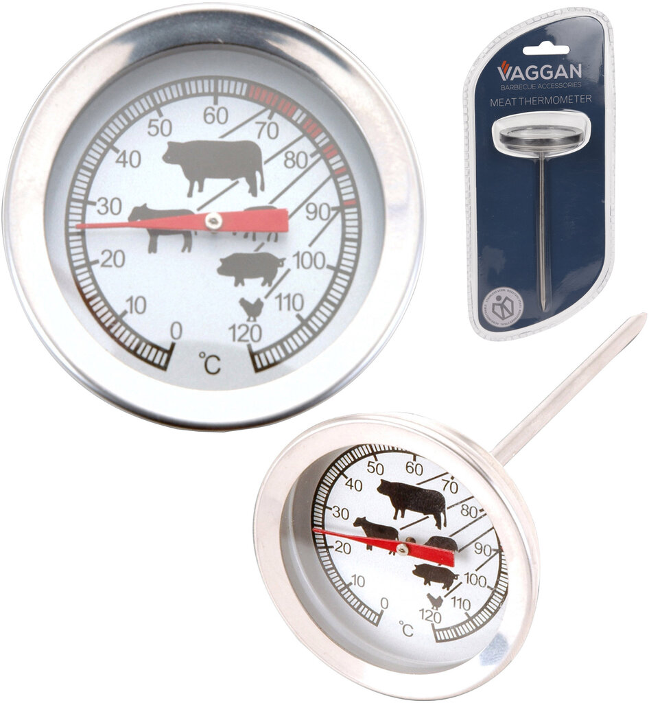 Mėsos termometras Vaggan цена и информация | Grilio, šašlykinių priedai ir aksesuarai  | pigu.lt