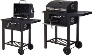 Kepsninė BBQ, 96x36x48.5 cm, juoda kaina ir informacija | BBQ Sportas, laisvalaikis, turizmas | pigu.lt