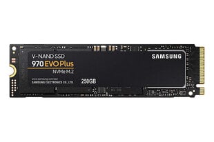 SSD M.2 250GB Samsung 970 EVO Plus цена и информация | Внутренние жёсткие диски (HDD, SSD, Hybrid) | pigu.lt