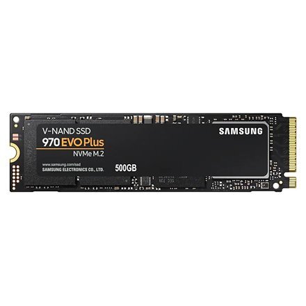 SSD|SAMSUNG|970 Evo Plus|500GB|M.2|PCIE|NVMe|MLC|Write speed 3200 MBytes/sec|Read speed 3500 MBytes/sec|MTBF 1500000 hours|MZ-V7S500BW цена и информация | Vidiniai kietieji diskai (HDD, SSD, Hybrid) | pigu.lt