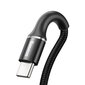 USB kabelis Baseus halo USB to Type-C 3A 1m juodas CATGH-B01 kaina