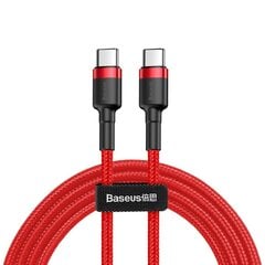 Baseus kabelis 1 m USB-C, Raudona kaina ir informacija | Laidai telefonams | pigu.lt