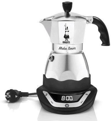 Tradicinis kavos aparatas Bialetti Moka Timer 3, Be pieno plakimo kaina |  pigu.lt