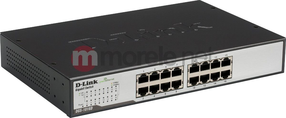 D-Link DGS1016D kaina ir informacija | Maršrutizatoriai (routeriai) | pigu.lt