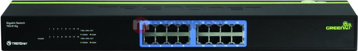 Komutatorius Trendnet TEG-S16G kaina ir informacija | Komutatoriai (Switch) | pigu.lt