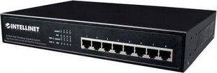 Keitklis Intellinet Gigabit switch 8X 10/100/1000 RJ45 PoE+ 140W 19" rack kaina ir informacija | Komutatoriai (Switch) | pigu.lt