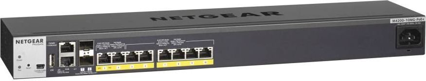 NETGEAR GSM4210P-100NES kaina ir informacija | Maršrutizatoriai (routeriai) | pigu.lt