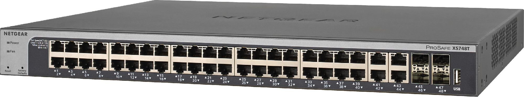 NETGEAR XS748T-100NES kaina ir informacija | Maršrutizatoriai (routeriai) | pigu.lt