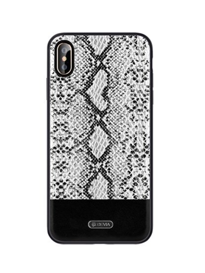 Devia Python Silicone Back Case Apple iPhone XS Max White kaina ir informacija | Telefono dėklai | pigu.lt