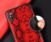 Devia Python Silicone Back Case Apple iPhone XS Max Red kaina ir informacija | Telefono dėklai | pigu.lt