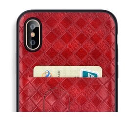 Devia iWallet Silicone Back Case With Place for Cards For Apple iPhone XS Max Brown kaina ir informacija | Telefono dėklai | pigu.lt