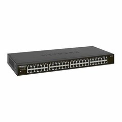 NETGEAR GS348 Неуправляемый гигабитный Ethernet (10/100/1000) 1U, черный цена и информация | Коммутаторы (Switch) | pigu.lt