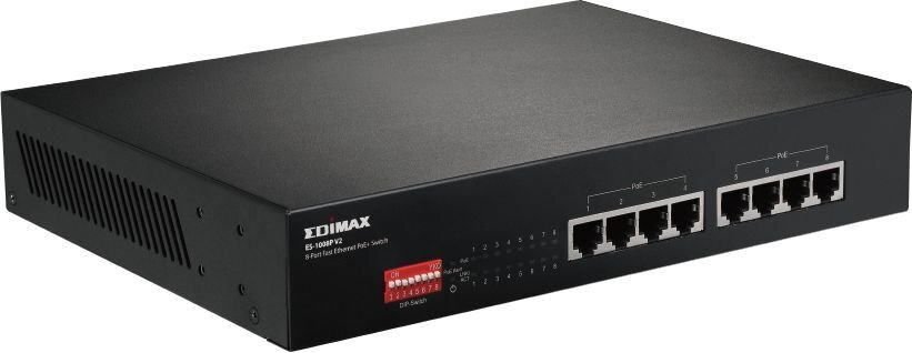 EdiMax ES-1008P V2 цена и информация | Maršrutizatoriai (routeriai) | pigu.lt