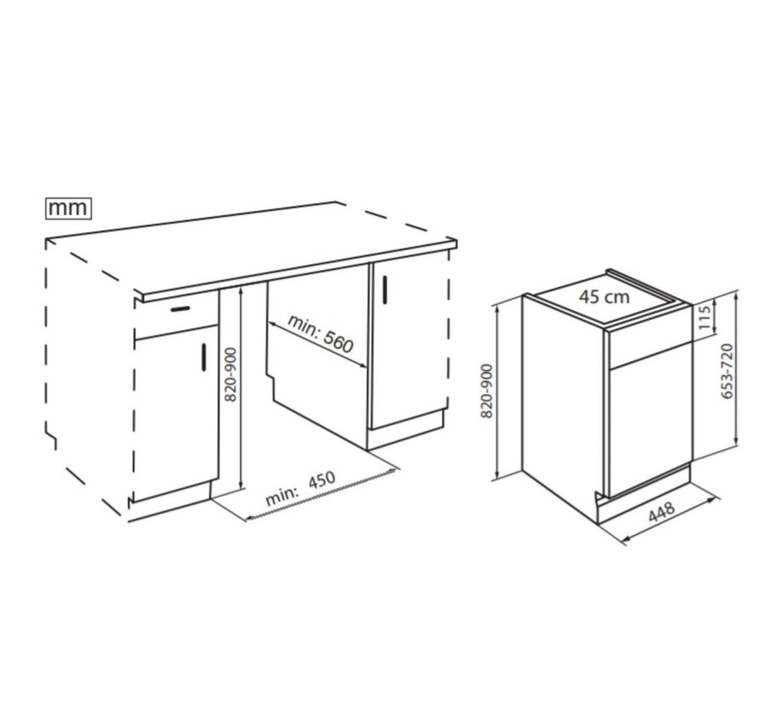 Whirlpool WSBO3O23PFX цена и информация | Indaplovės | pigu.lt