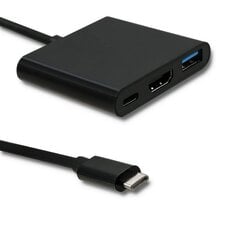 Qoltec 50430 цена и информация | Адаптеры, USB-разветвители | pigu.lt