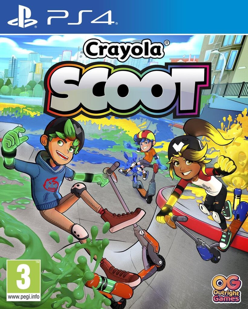 Crayola Scoot PS4 žaidimas kaina ir informacija | Kompiuteriniai žaidimai | pigu.lt