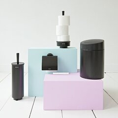 Туалетный ершик с подставкой Profile Brabantia, черный цена и информация | Аксессуары для ванной комнаты | pigu.lt