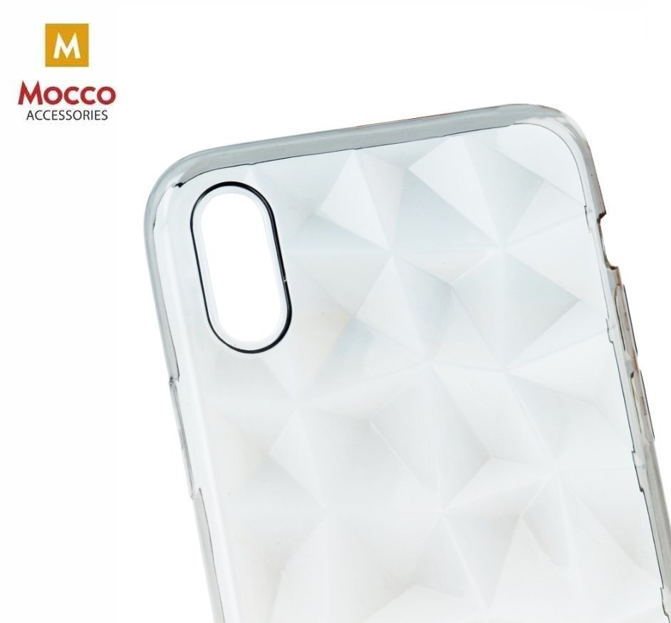 Mocco Trendy Diamonds Silicone Back Case for Huawei Mate 20 Transparent kaina ir informacija | Telefono dėklai | pigu.lt