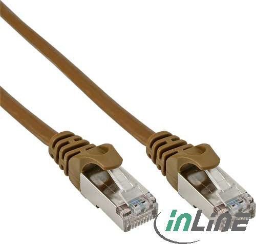 InLine 72550K, RJ45 CAT5e SF/UTP, 0.5 m kaina ir informacija | Kabeliai ir laidai | pigu.lt