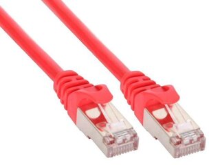 InLine 72503R, RJ45 CAT5e SF/UTP , 3 m kaina ir informacija | Kabeliai ir laidai | pigu.lt