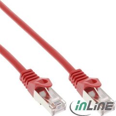 InLine 72503R, RJ45 CAT5e SF/UTP , 3 m kaina ir informacija | Kabeliai ir laidai | pigu.lt